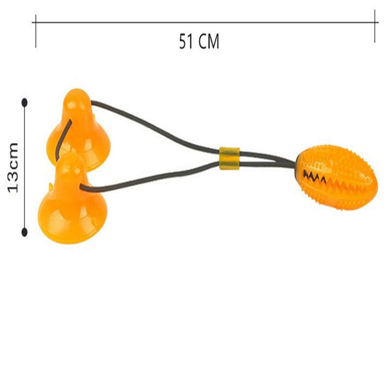 Wiggly Tails Tug and Soothe Suction Toy
