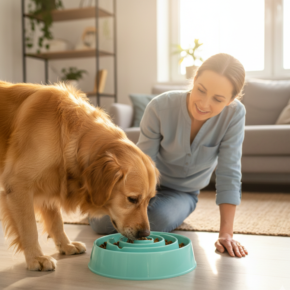 Wiggly Tails™ Spiral Slow Feeder Bowl