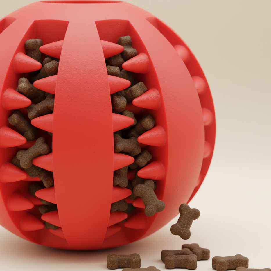 Wiggly Tails™ Dental Enrichment Treat Ball