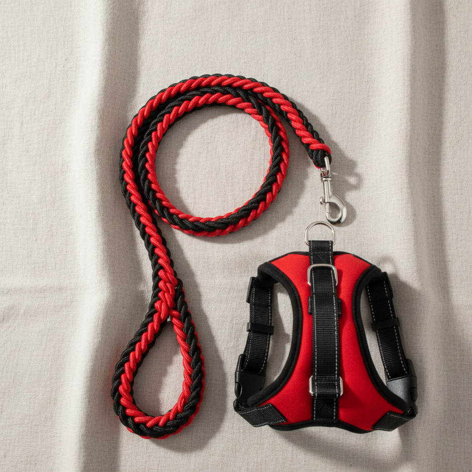 Wiggly Tails Gentle Walk Harness and Lead