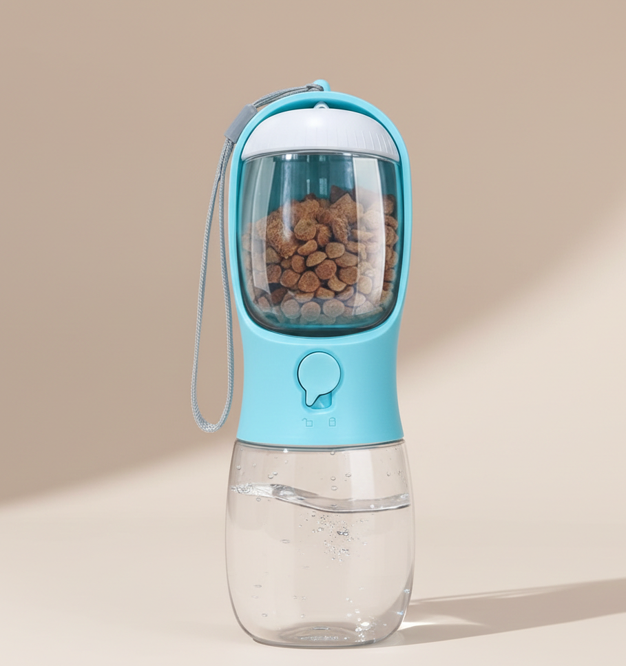 Wiggly Tails 2 in 1 Travel Water Bottle