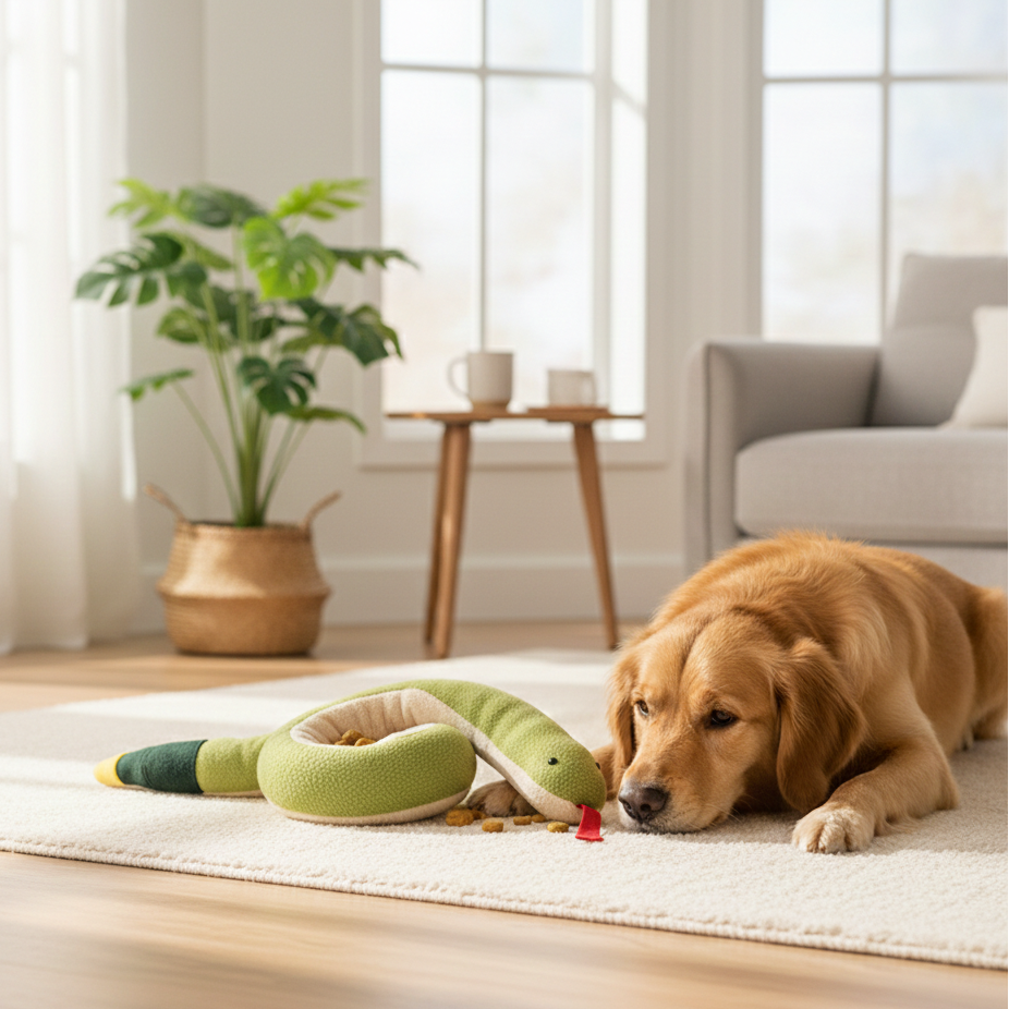 Nosework Snake Enrichment Toy