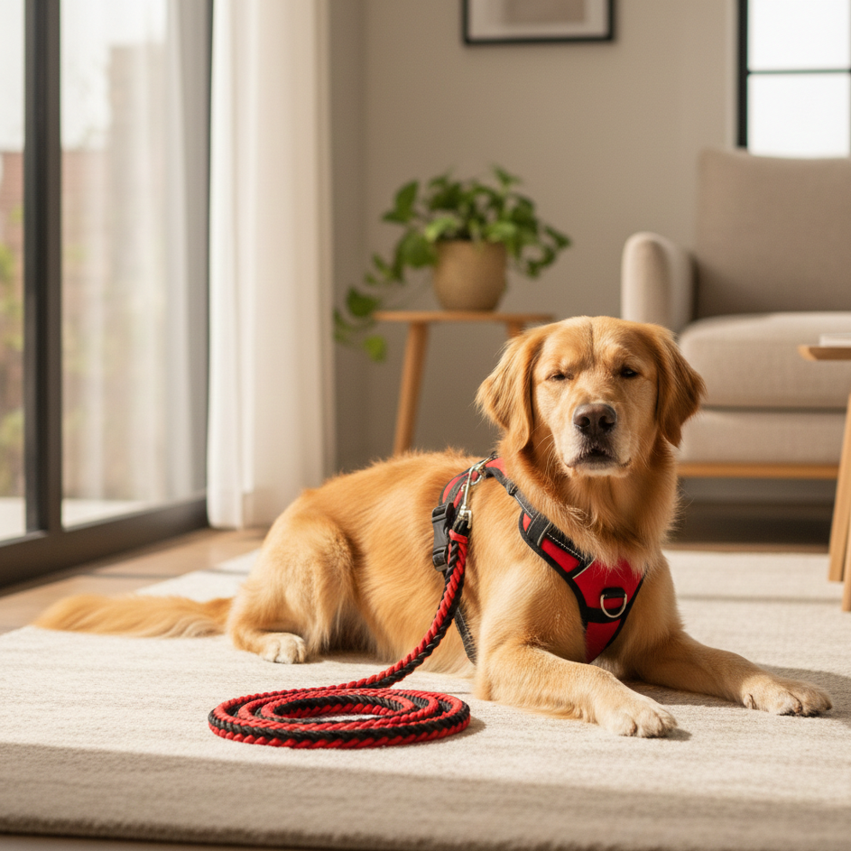 Wiggly Tails Gentle Walk Harness and Lead
