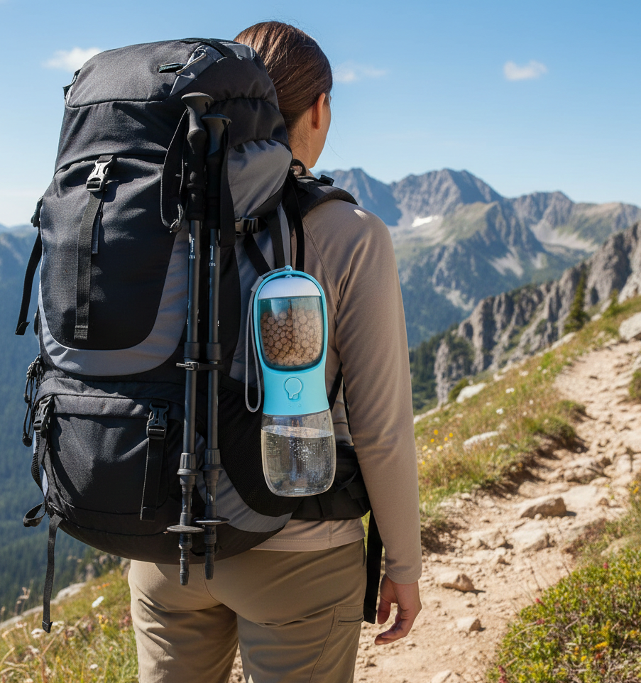 Wiggly Tails 2 in 1 Travel Water Bottle