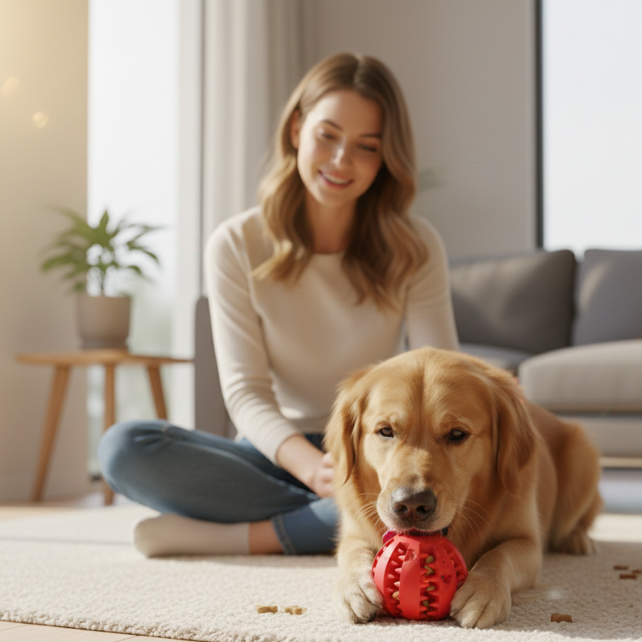 Wiggly Tails™ Dental Enrichment Treat Ball
